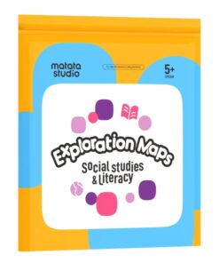 Exploration Maps- Social Studies & Literacy for Tale-Bot Series & Coding Set Series